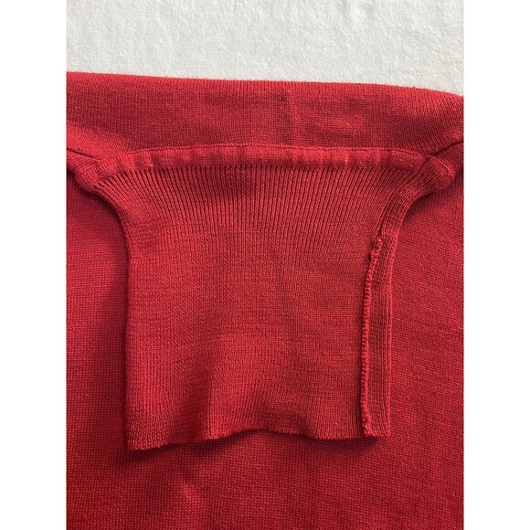 VTG Bogner Turtleneck Sweater 80's Ski Sporty Base Layer | Red | Womens Medium - Picture 8 of 16
